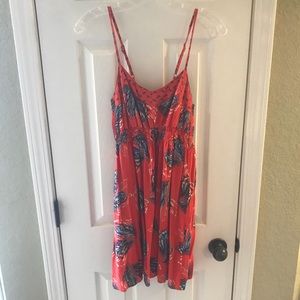 Orange and Blue Sun Dress